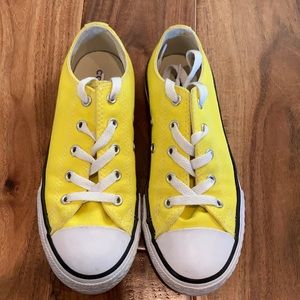 Boys yellow Converse